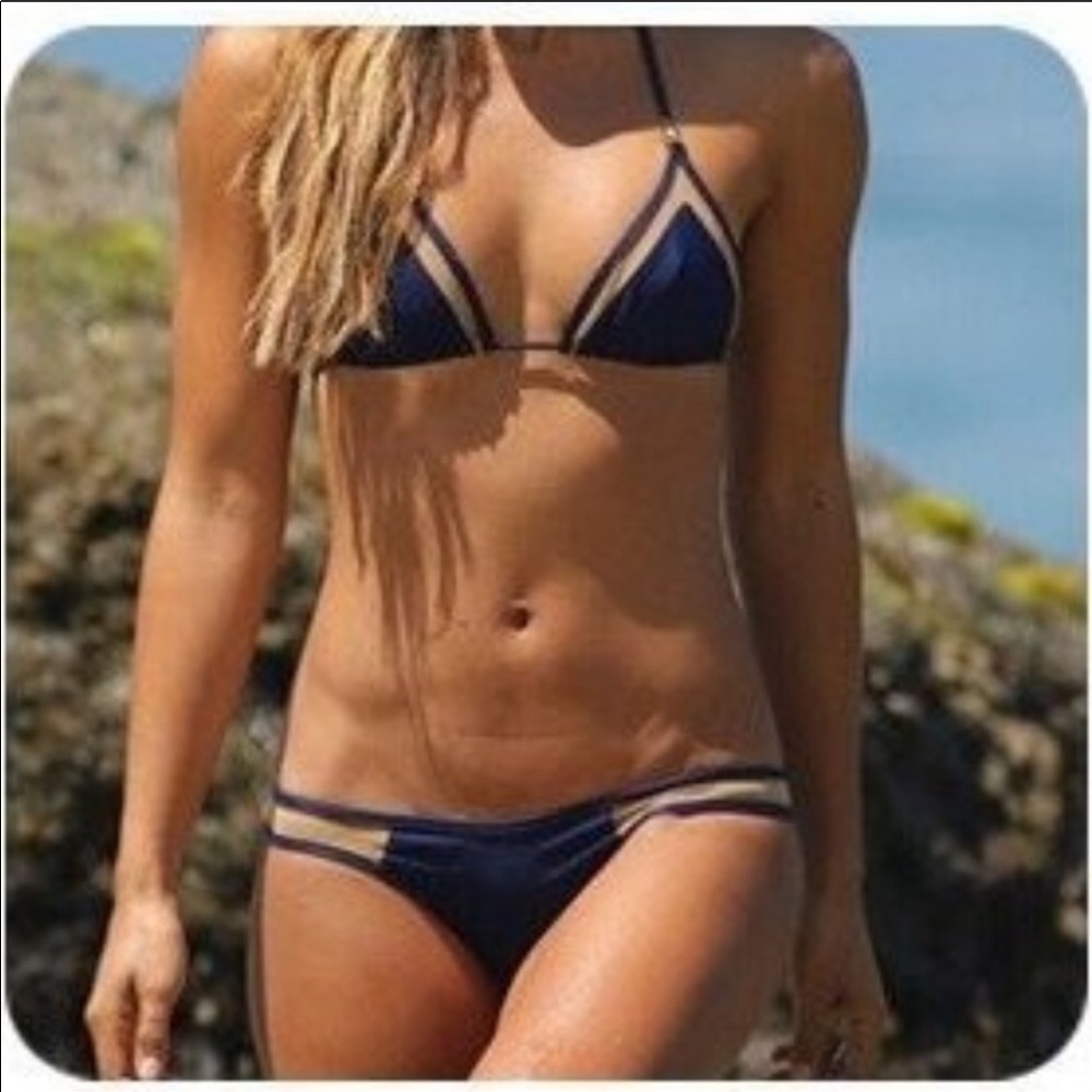 BLUE SEXY BIKINI 2-PIECE SWIM WEAR
